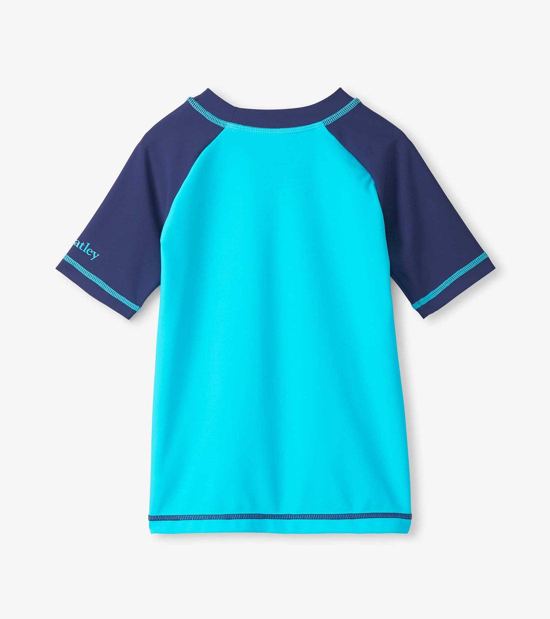 Hatley Kids SS Shark Rashguard BLUE CURACAO