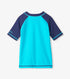 Hatley Kids SS Shark Rashguard BLUE CURACAO