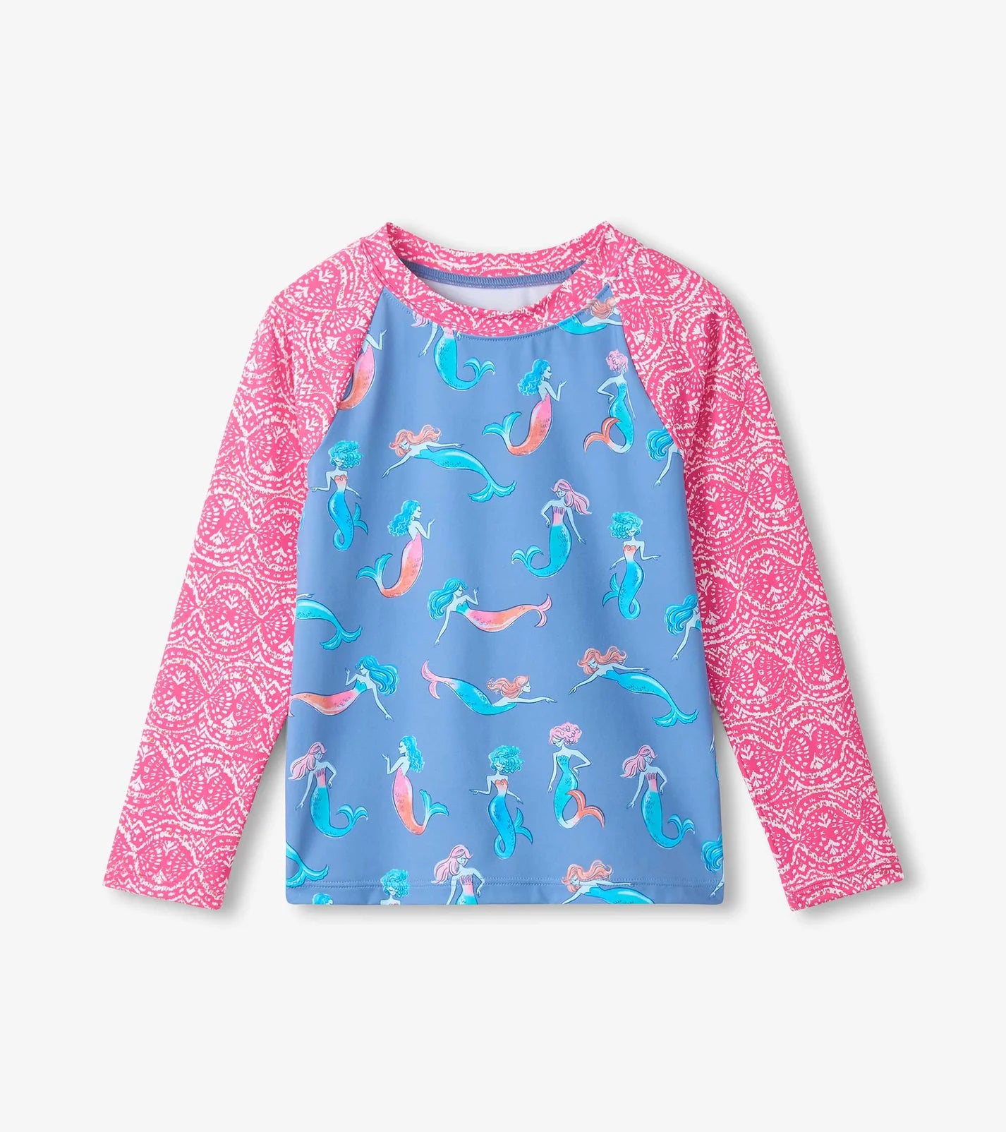 Hatley Kids LS Salty Mermaids Rashguard STAR SAPPHIRE