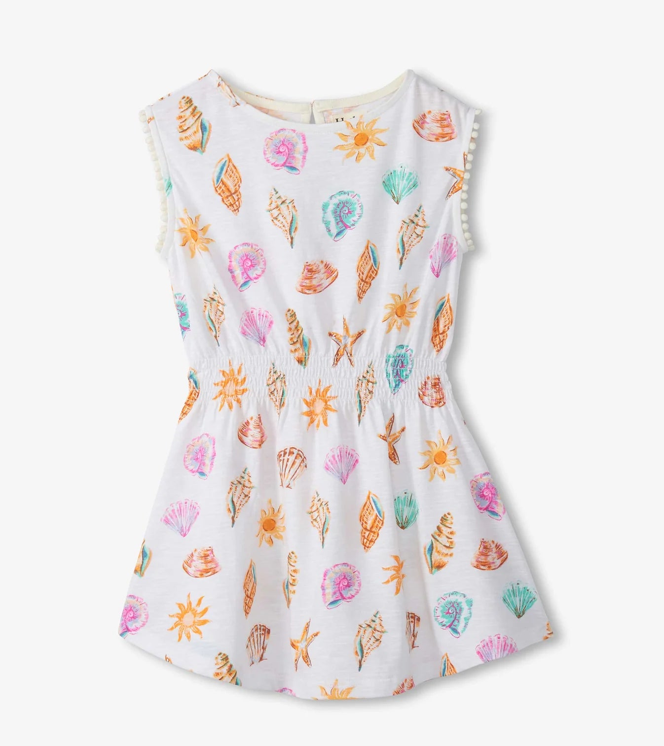 Hatley Kids Shells & Sunshine Smocked Dress CAMI