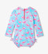 Hatley Baby Toddler Whimsical Flamingos Rashguard RADIANT BLUE