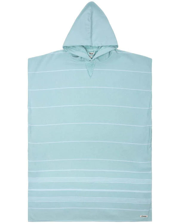 Sand Cloud Poncho  Border Classic Stripe SEAGLASS