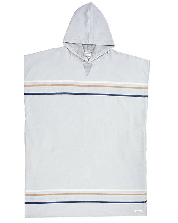 Sand Cloud M Border Classic Stripe Poncho GREY