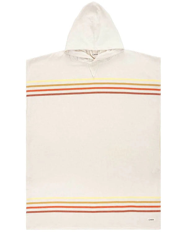 Sand Cloud Poncho  Border Classic Stripe NATURAL