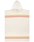Sand Cloud Poncho  Border Classic Stripe NATURAL