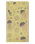 Sand Cloud Beach Towel Aquatic Museum LIME - REG