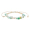 Lotus and Luna Sea Stone Bracelet TEAL TIDE