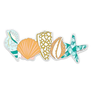 The Happy Sea Sea Shells Sticker