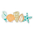 The Happy Sea 4" Seashells Sticker