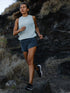 Free Fly W Bamboo Lined Active Breeze Short 3" STORM CLOUD