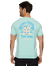 Flag & Anthem M SS Tiki Bar Tee SEAFOAM HEATHER