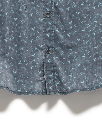Flag & Anthem M SS Ashland Shirt CHARCOAL/MINT