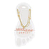 Sand & Stone Anklet GOLD MULTI STRAND