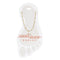 Sand & Stone Anklet GOLD PETITE WHITE BEADED