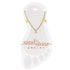 Sand & Stone Anklet GOLD CLOVER DANGLE