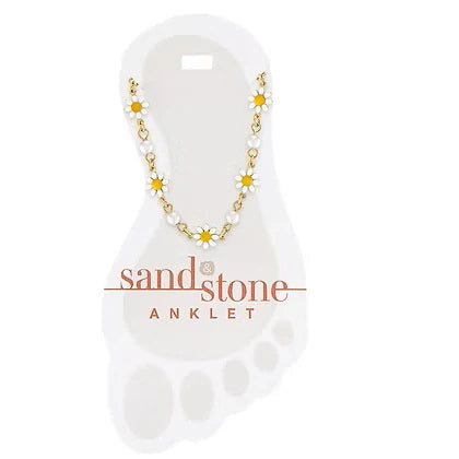 Sand & Stone Anklet GOLD DAISY
