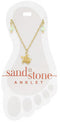 Sand & Stone Anklet GOLD TURTLE DANGLE