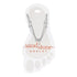 Sand & Stone Anklet SILVER MULTI STRAND