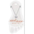 Sand & Stone Anklet Silver BUTTERFLY DANGLE