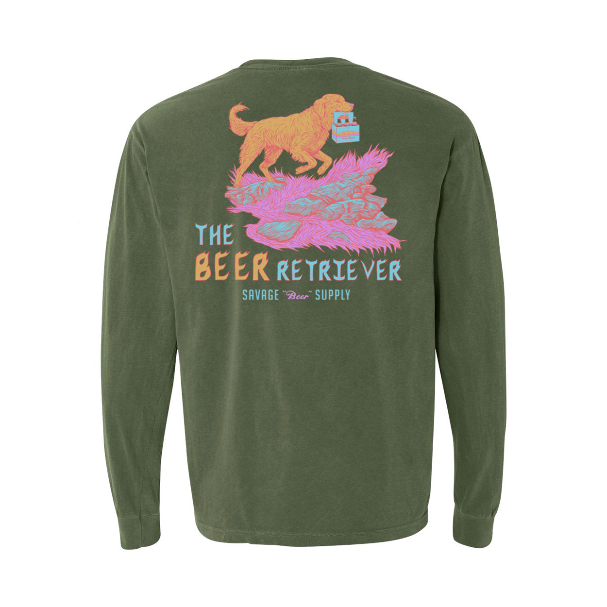 Savage Supply M LS Beer Retriever MILITARY GREEN