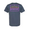 Savage Supply M SS Neon Logo Tee LIGHT NAVY
