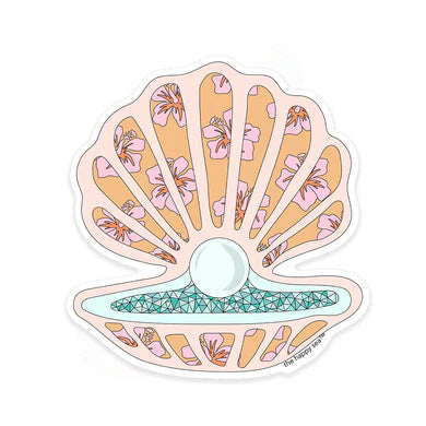 The Happy Sea 3.5" Seashell With Pearl