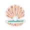 The Happy Sea 4" Sticker SHELL WITH PEARL