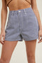 Wish List W Striped Short NAVY/WHITE