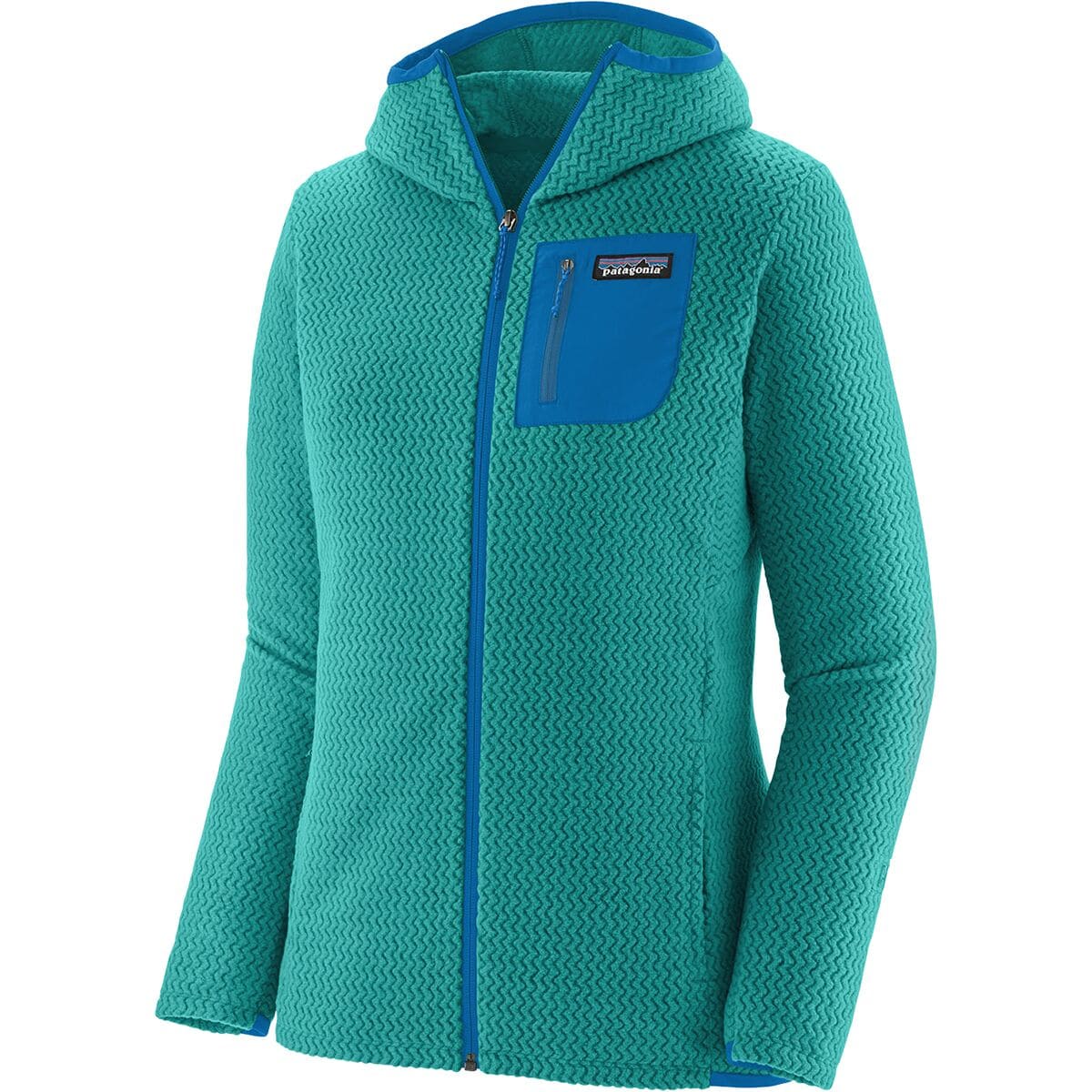 Patagonia W R1 Air Full Zip Hoody SUBTIDAL BLUE