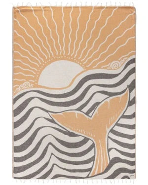 Sand Cloud Sunset Fluke Beach Towel LG SUNFLOWER