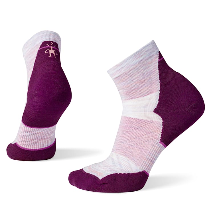 Smartwool W Run Targeted Ankle Sock PURPLE ECLIPSE