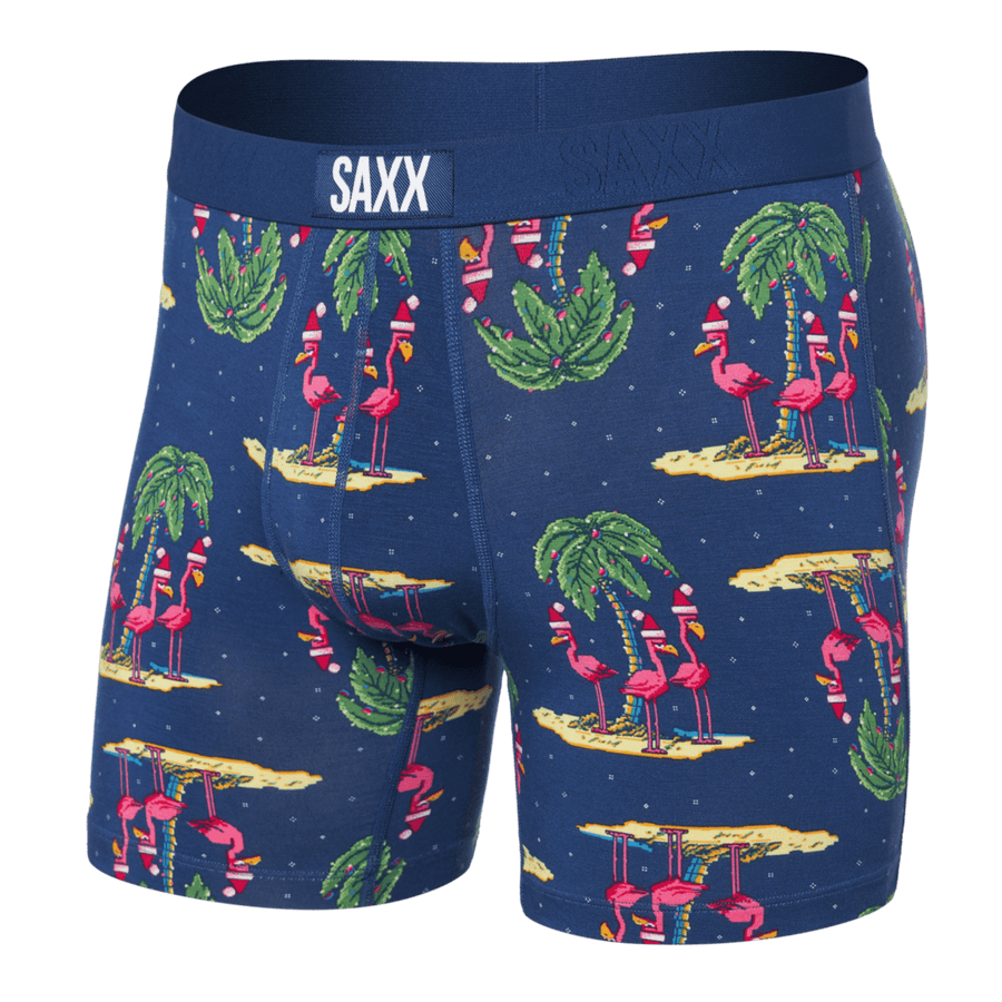 SAXX M Vibe Boxer Brief HOLIDAYS IN PARADISE-BLUE