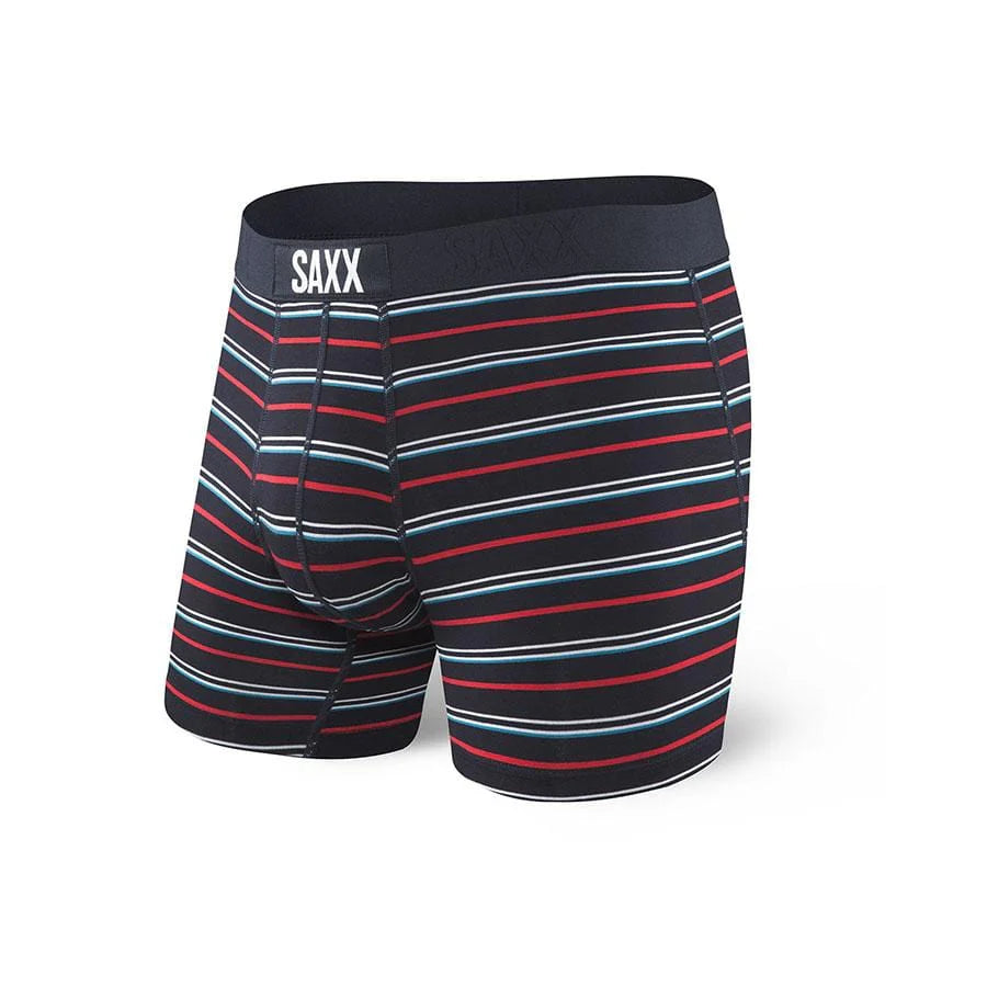 SAXX M Vibe Boxer Brief INK COAST STRIPE