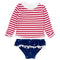Feather 4 Arrow Toddler Sandy Toes LS Swim Set TWILIGHT