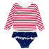 Feather 4 Arrow Toddler Sandy Toes LS Swim Set TWILIGHT