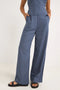 Rhythm W Stevie Wide Leg  Pant BLUE