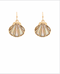 Golden Stella MOP Shell Drop Earrings GOLD
