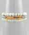 Golden Stella Blessed Bead Bracelet