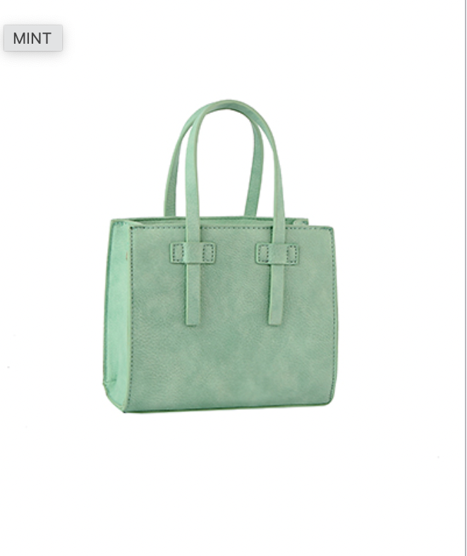 Golden Stella Square Tote Bag MINT