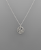 Golden Stella XOXO Cube Necklace SILVER