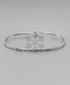 Golden Stella Dear Mom Cuff Bracelet SILVER