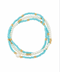 Golden Stella Seed Bead Pearl Bracelet Set TURQUOISE