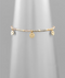 Golden Stella Multi Smiley Charm Bracelet NATURAL/GOLD