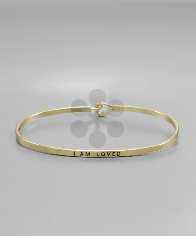 Golden Stella I Am Loved Cuff Bracelet GOLD