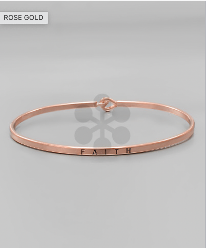 Golden Stella Faith Cuff Bracelet ROSE GOLD