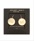 Golden Stella Butterfly & Shell Earrings GOLD