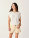 Carve Designs W Phoebe Sweater Top CLOUD TEXTURE