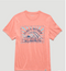Flag &amp; Anthem M SS Surf City Tee CORAL HEATHER