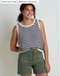 Toad & Co W Bianca Tank TRUE NAVY STRIPE