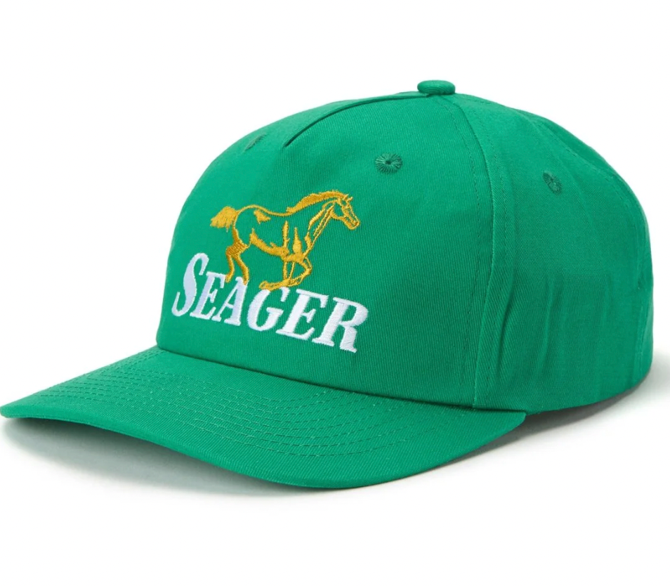 Seager One Horse Snapback Hat GREEN